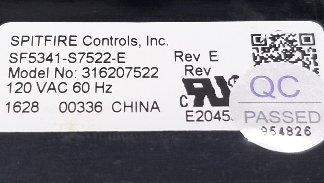 OEM Replacement for Kenmore Range Control 316207522
