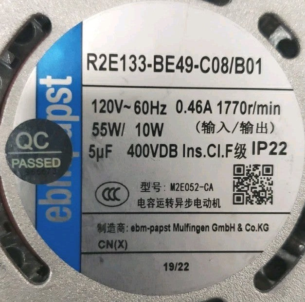 OEM Replacement for GE Laundry Center Fan Motor WE16X29944
