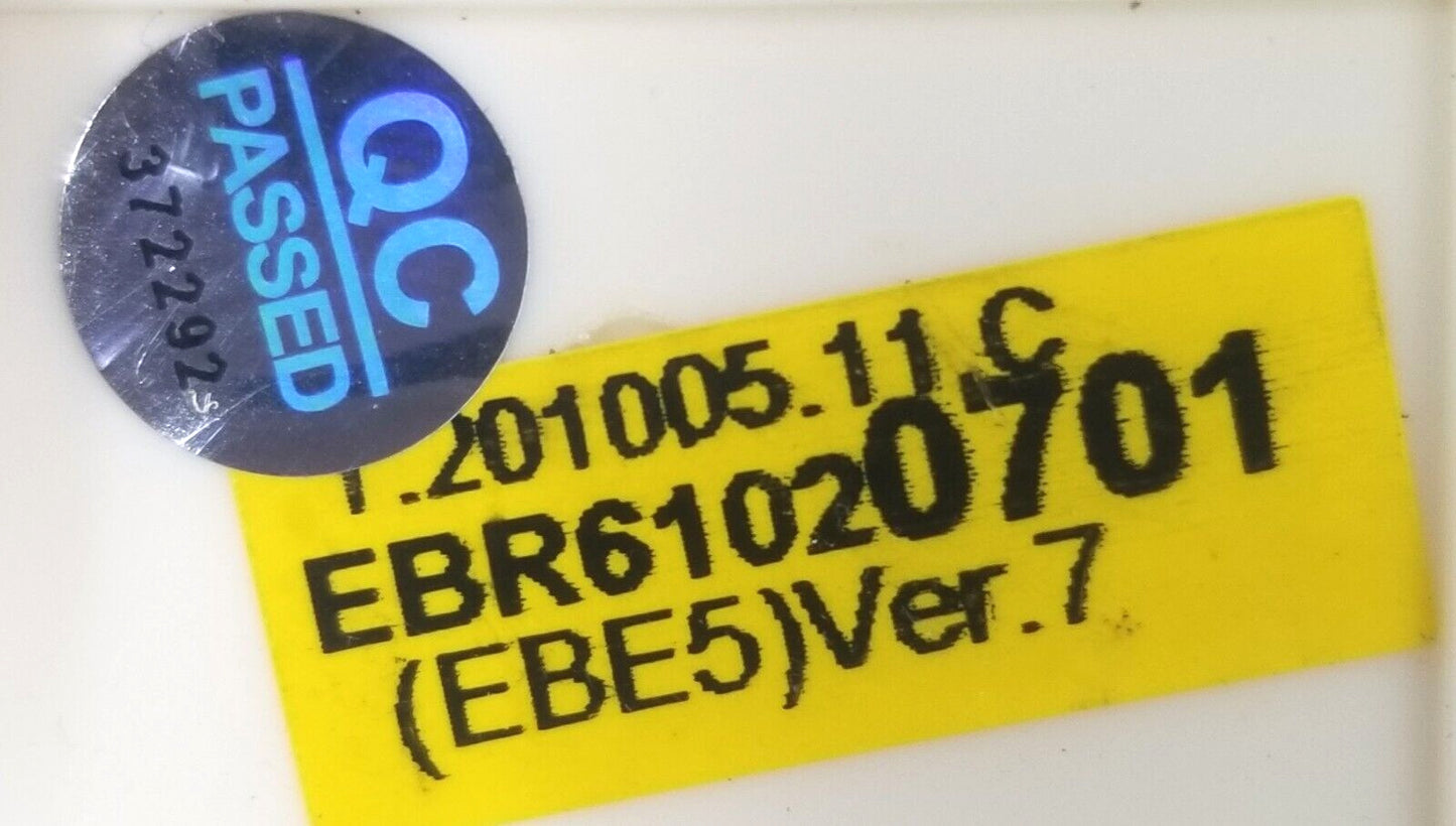 Genuine OEM Replacement for LG Washer Display Control Board EBR61020701