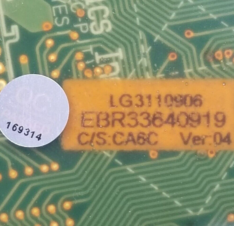 OEM Replacement for LG Dryer Control EBR33640919