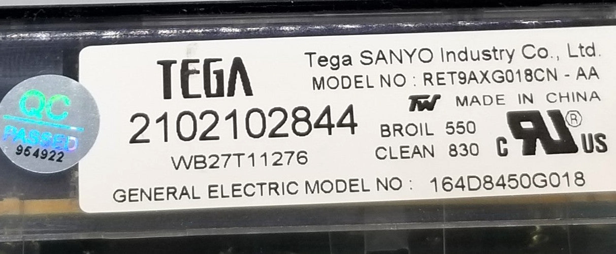 OEM Replacement for GE Oven Control Board 164D8450G018 WB27T11276