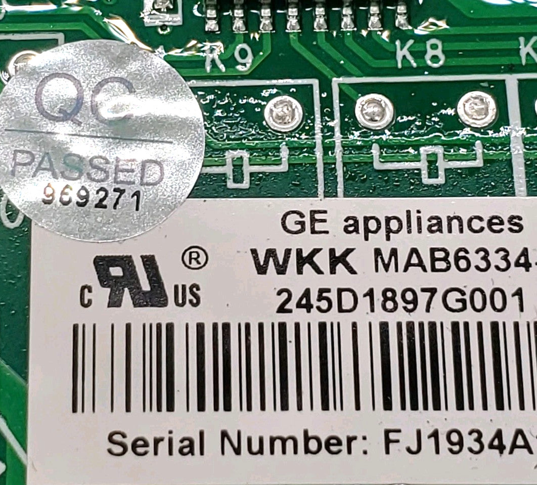 OEM Replacement for GE Refrigerator Control 245D1897G001
