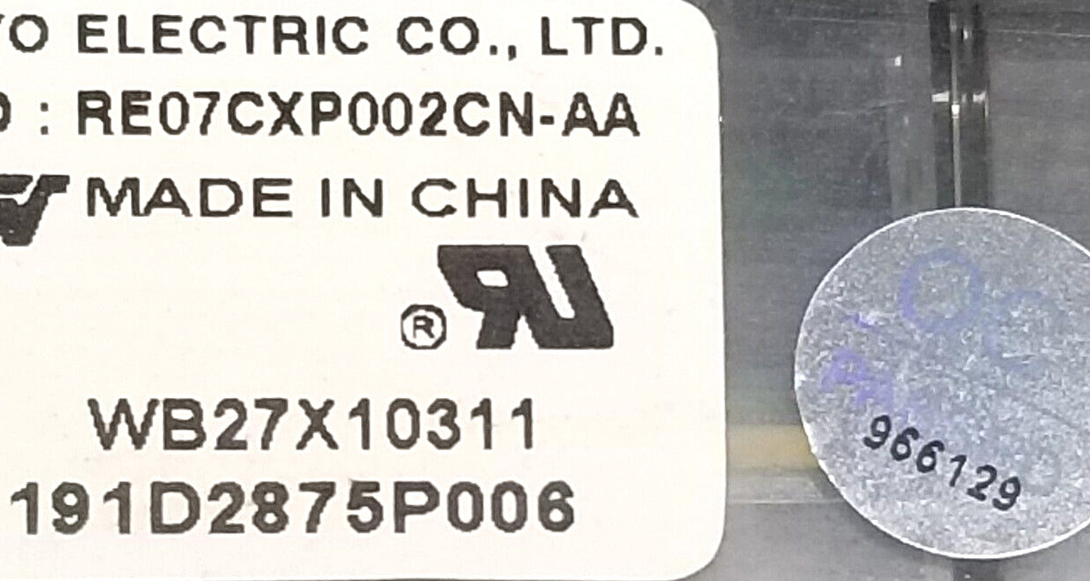 OEM Replacement for GE Range Control 191D2875P006