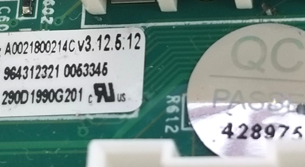 OEM Replacement for GE Washer Control Board 290D1990G201 WH22X38697