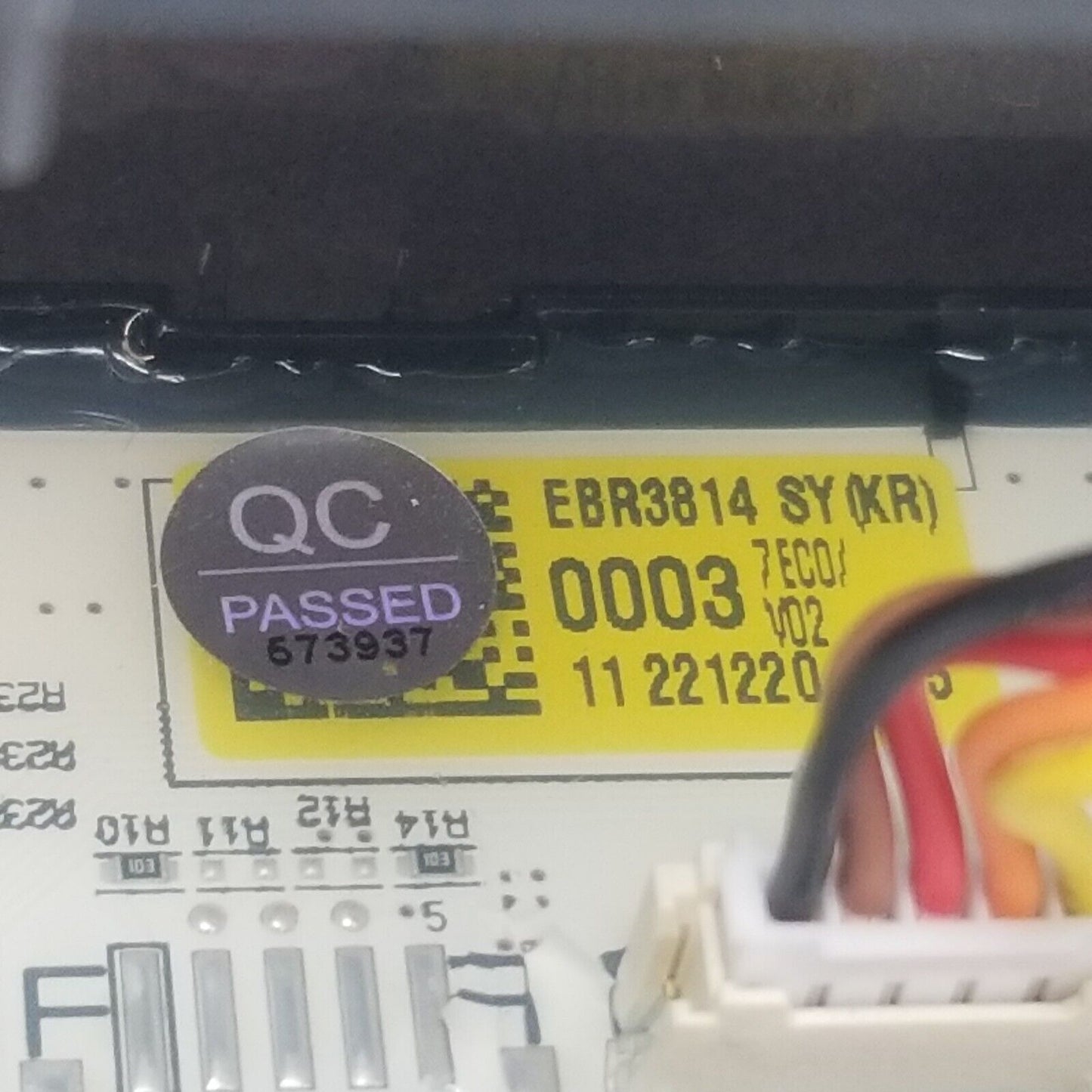 Genuine OEM Replacement for LG Dishwasher Control AGM75469901