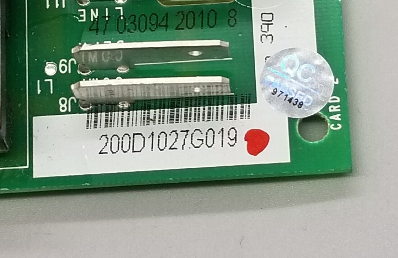 OEM Replacement for GE Refrigerator Control Board 200D1027G019