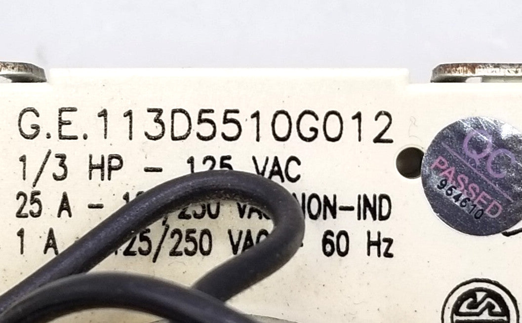 OEM Replacement for GE Dryer Timer 113D5510G012