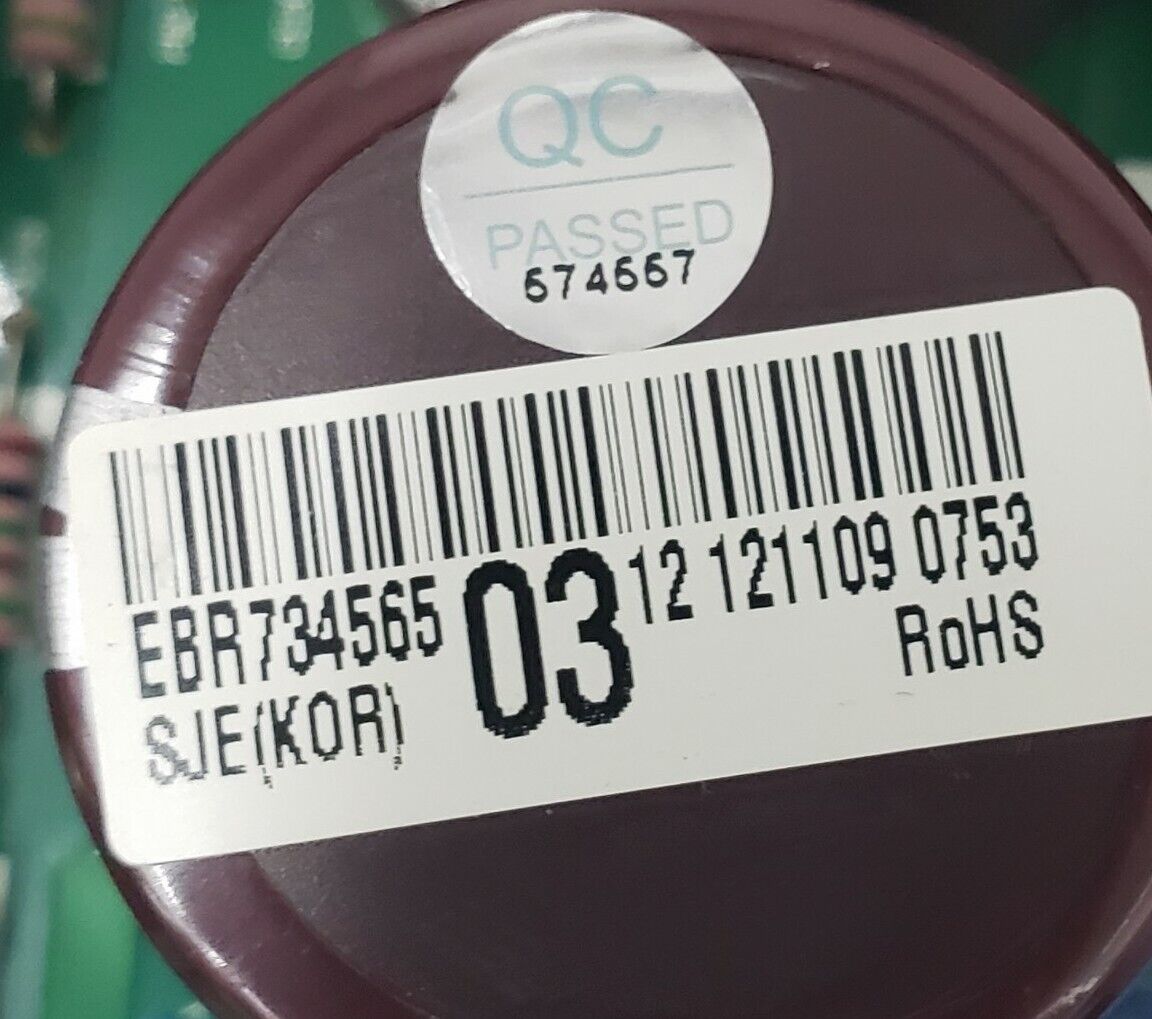 OEM Replacement for LG Refrigerator Control EBR73456503
