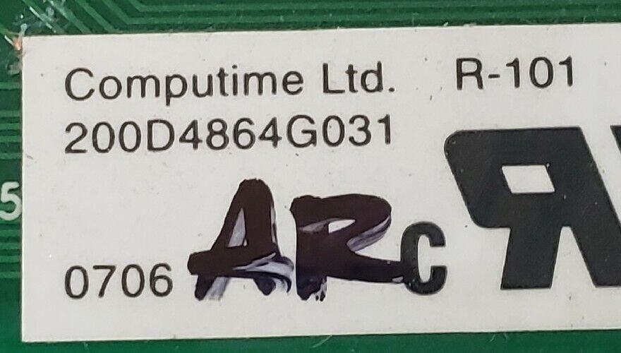 Genuine OEM Replacement for GE Refrigerator Control 200D4864G031