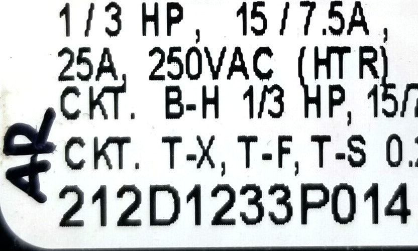 Genuine OEM Replacement for GE Dryer Timer 212D1233P014