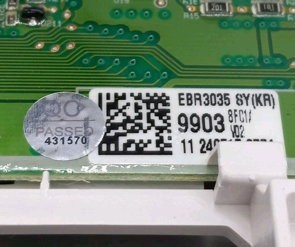 New OEM Replacement for LG Dryer Display Control EBR30359903