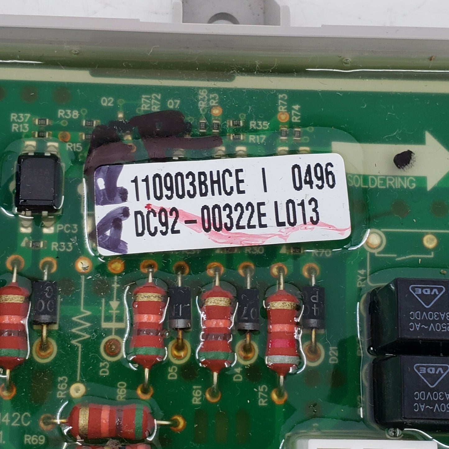 OEM Replacement for Samsung Dryer Control DC92-00322E