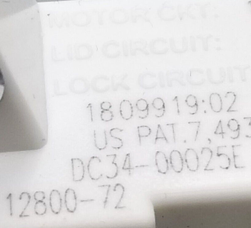 OEM Replacement for Samsung Washer Lid Lock DC34-00025E