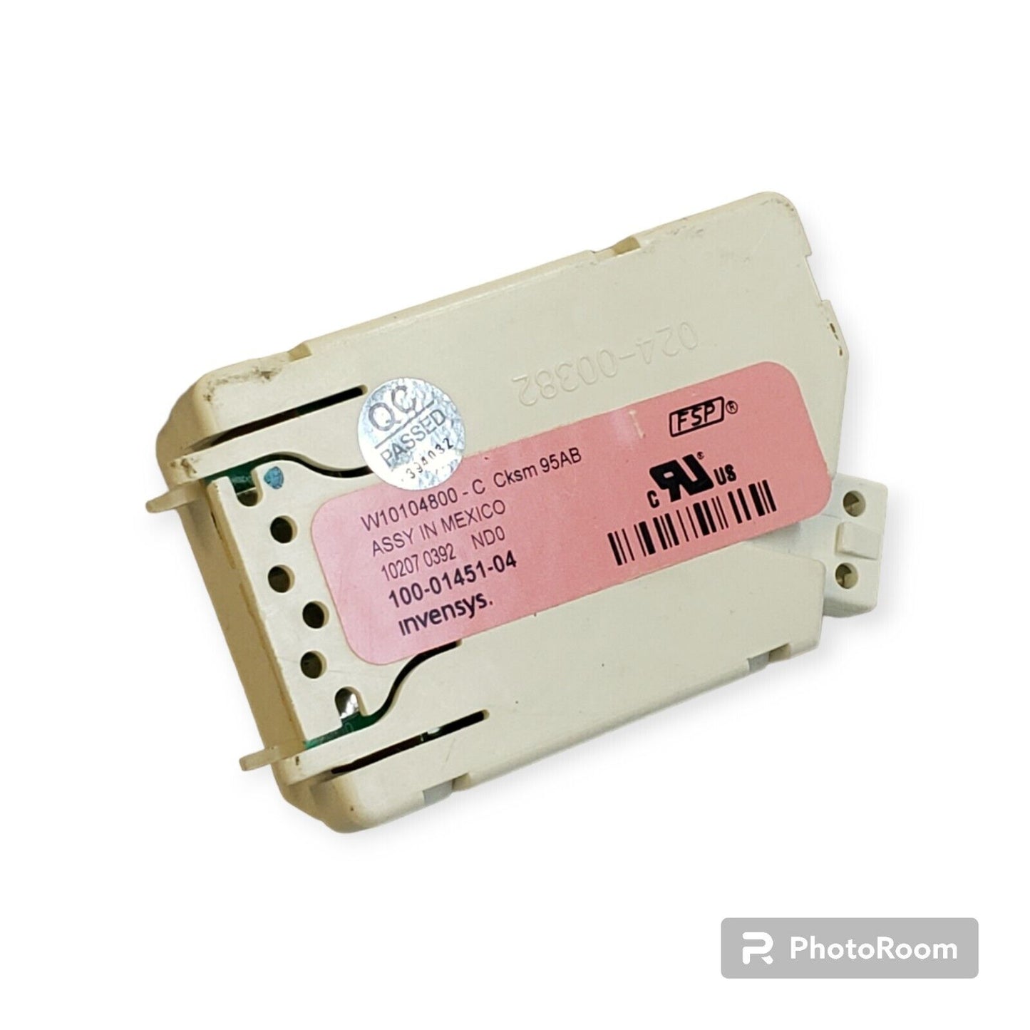OEM Replacement for Whirlpool Washer Control W10104800