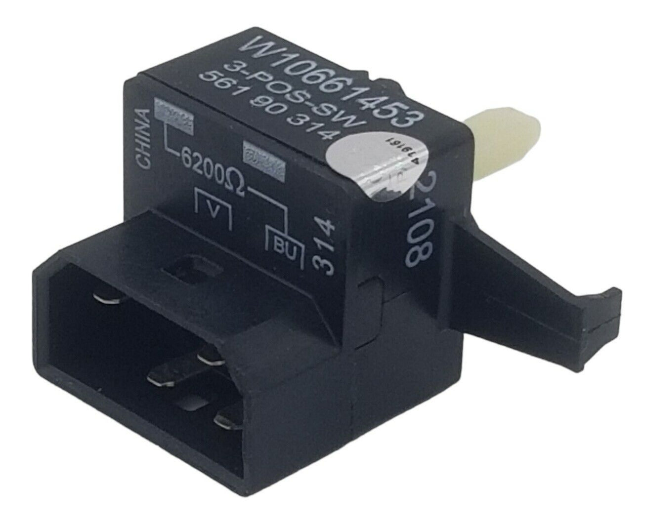 New Genuine OEM Replacement for Whirlpool Dryer Switch W10661453