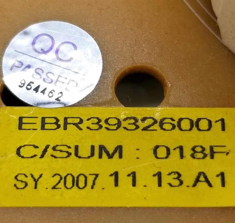OEM Replacement for LG Dryer Display Control EBR39326001