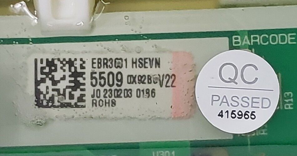 New OEM Replacement for LG Washer Control EBR36815509