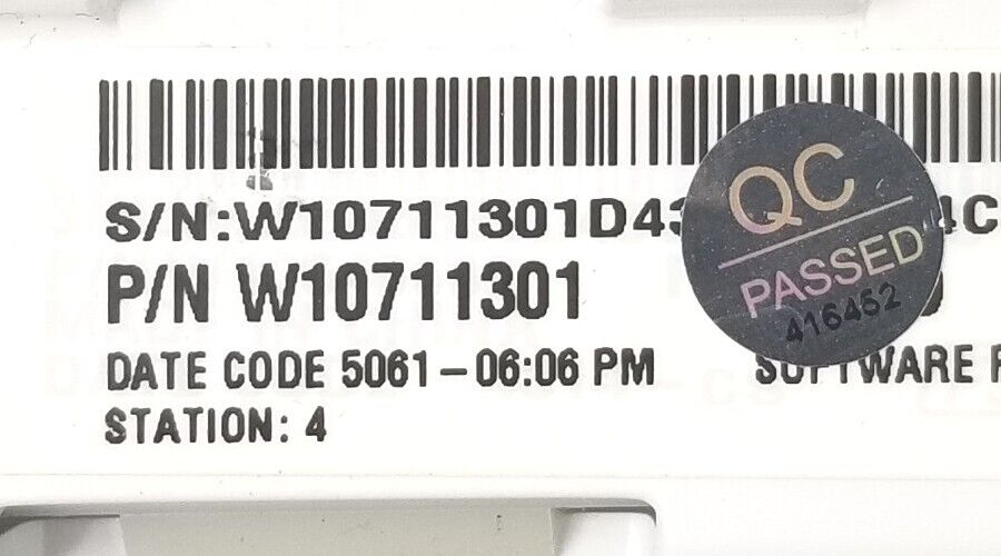 OEM Replacement for Whirlpool Washer Control W10711301