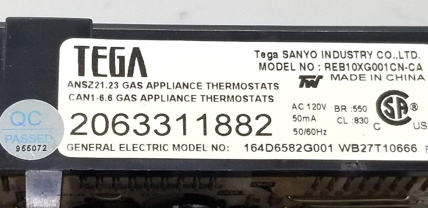 OEM Replacement for GE Oven Control WB27T10666 164D6582G001