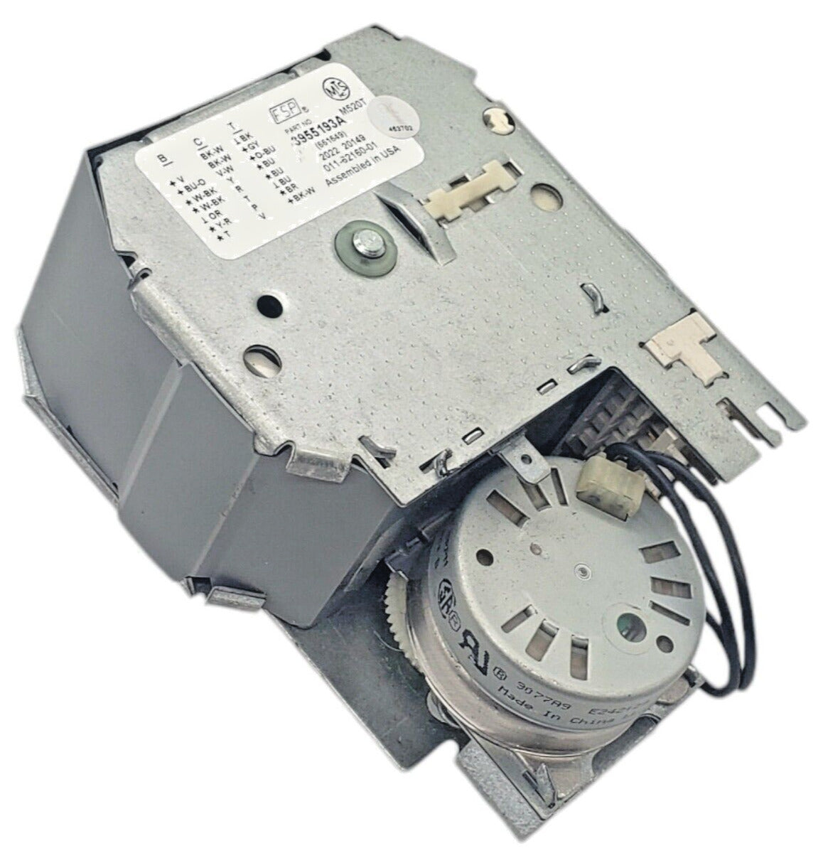 OEM Replacement for Whirlpool Washer Timer 3955193A