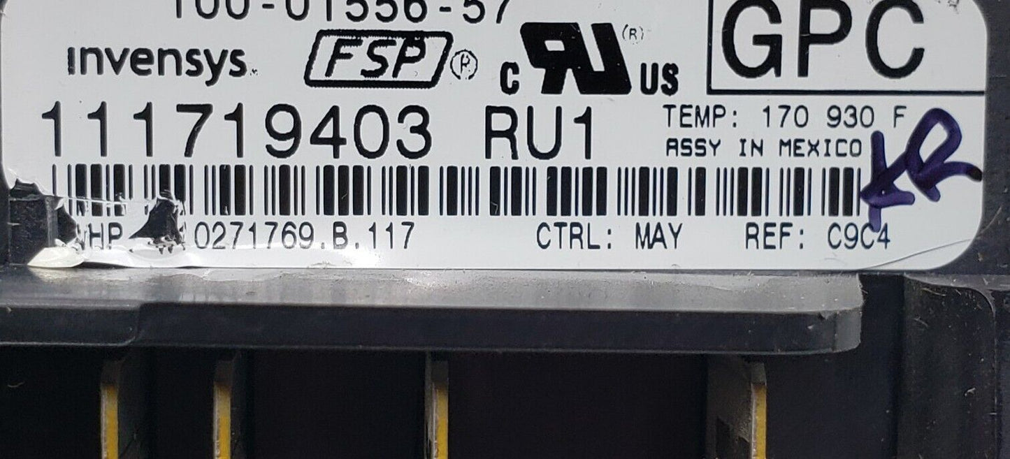 Genuine OEM Replacement for Whirlpool Range Control W10271769