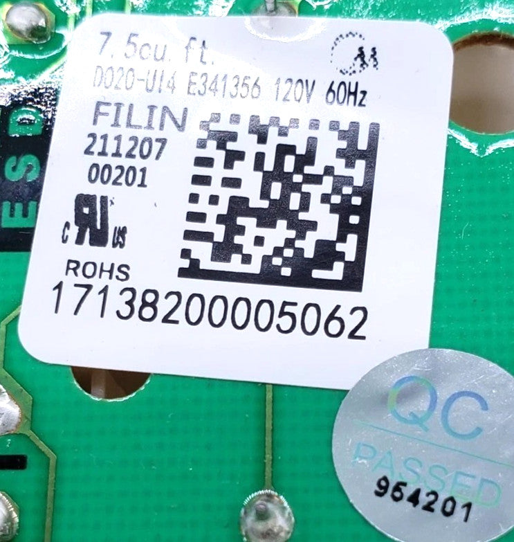 OEM Replacement for Midea Dryer Control 17138200005062