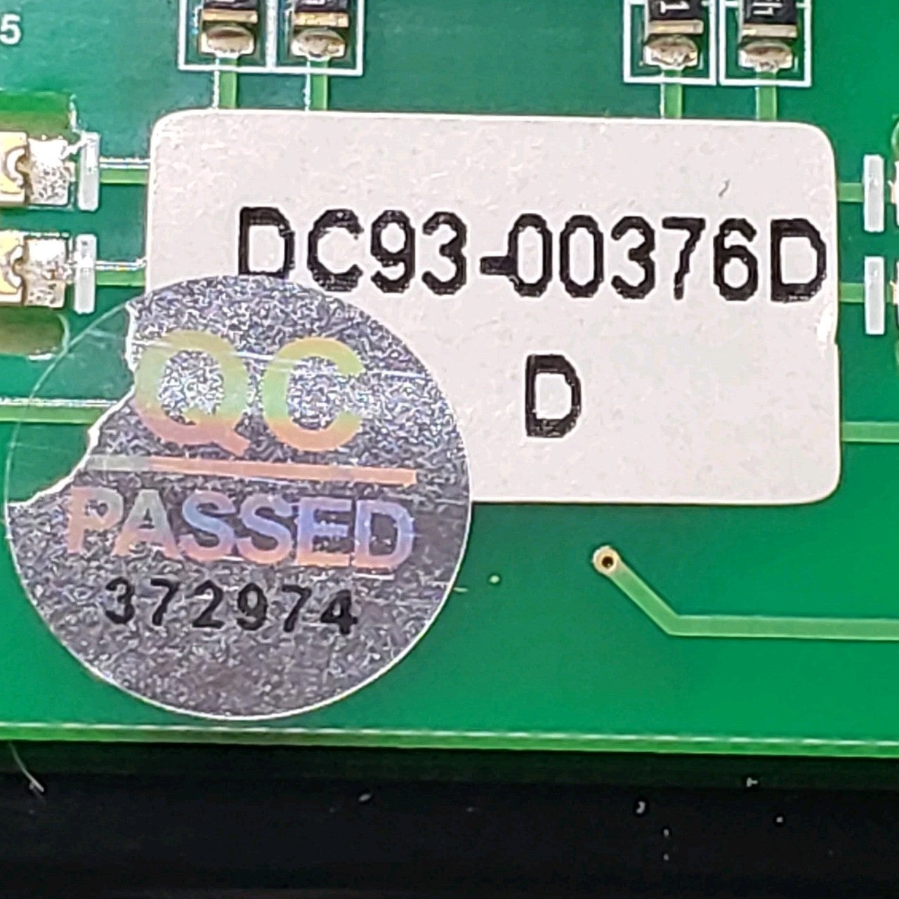 OEM Replacement for Samsung Washer User Interface DC93-00376D