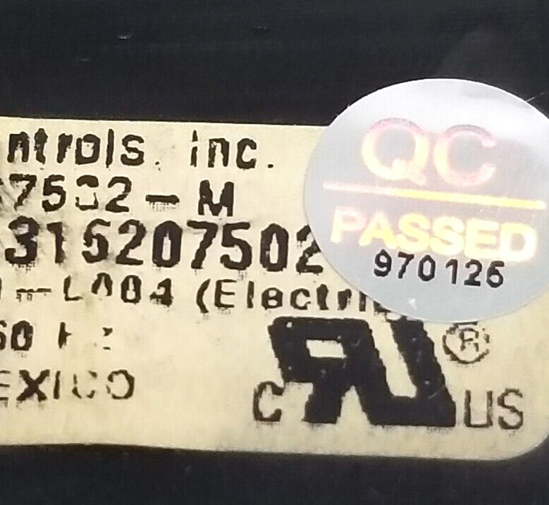 OEM Replacement for Kenmore Range Control 316207502