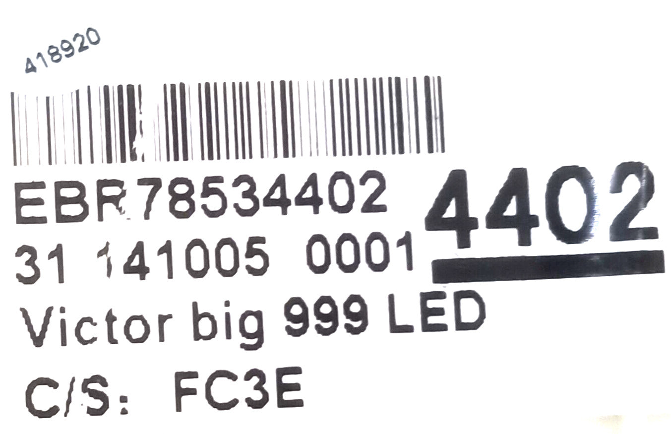 OEM Replacement for LG Washer Control EBR78534402