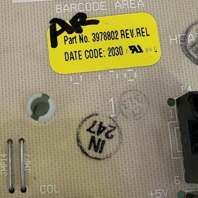 Genuine Replacement for Whirlpool Dryer Control 3978802 ⭐ ⭐