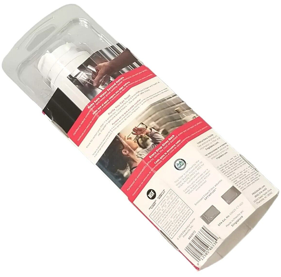 New OEM Replacement for Frigidaire Refrigerator Filter EPTWFU01