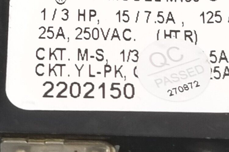 Genuine OEM Replacement for Maytag Dryer Timer 2202150