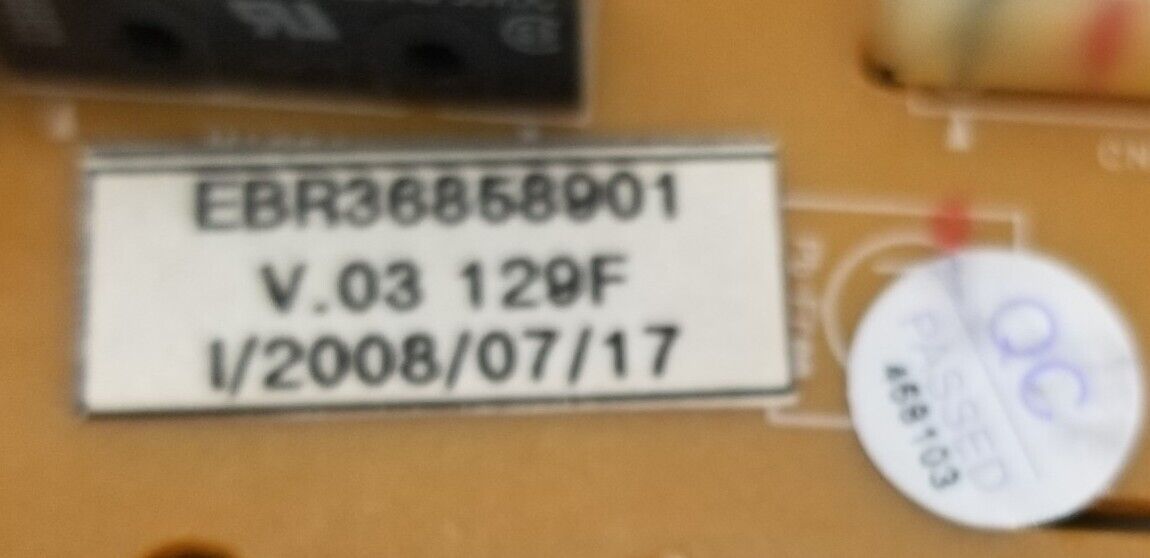 OEM Replacement for LG Dryer Control EBR36858901 ~ ~