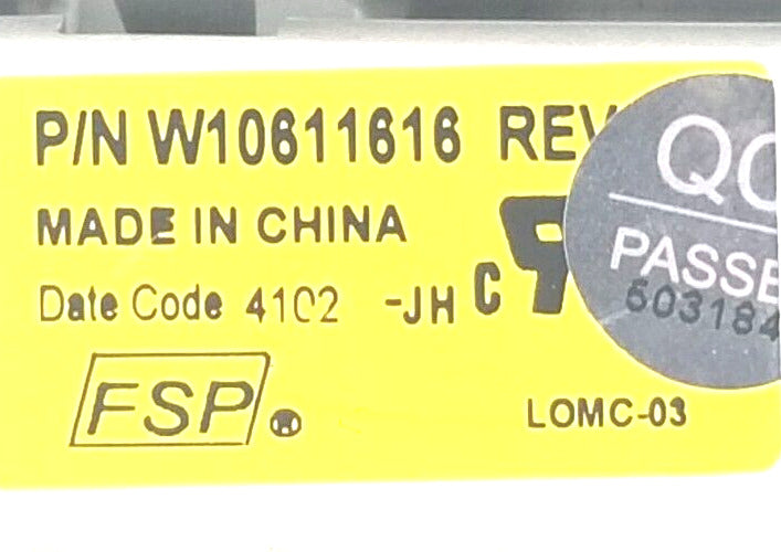 OEM Replacement for Whirlpool Washer Control W10611616