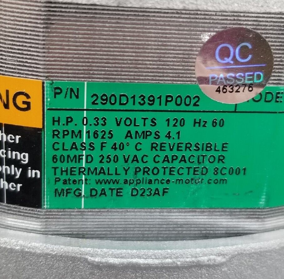 New Genuine OEM Replacement for GE Washer Drive Motor 290D1391P002