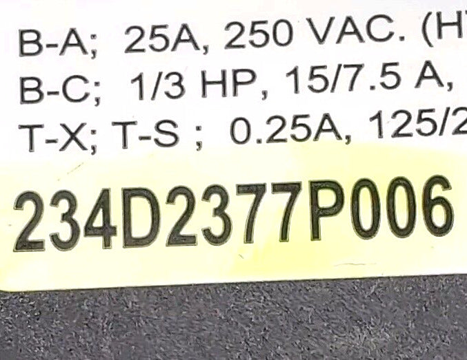 OEM Replacement for GE Dryer Timer 234D2377P006