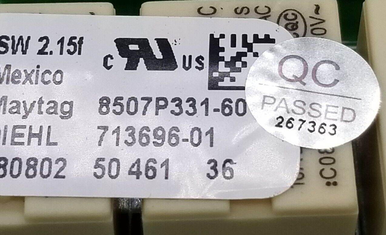 OEM Replacement for Jenn-Air Range Control 8507P331-60