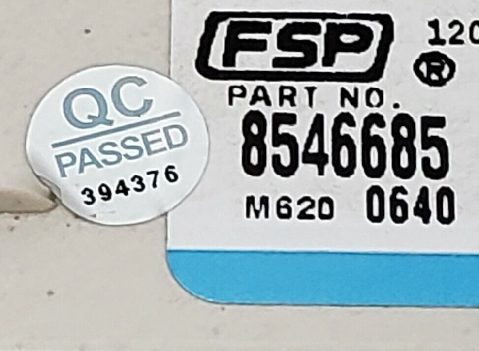 OEM Replacement for Whirlpool Washer Control 8546685