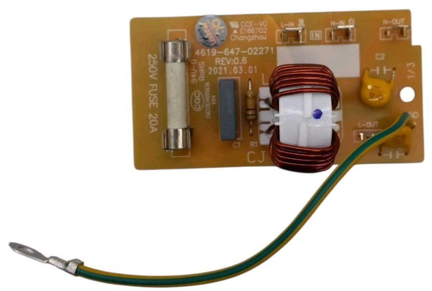New OEM Replacement for Whirlpool Microwave Control E166702
