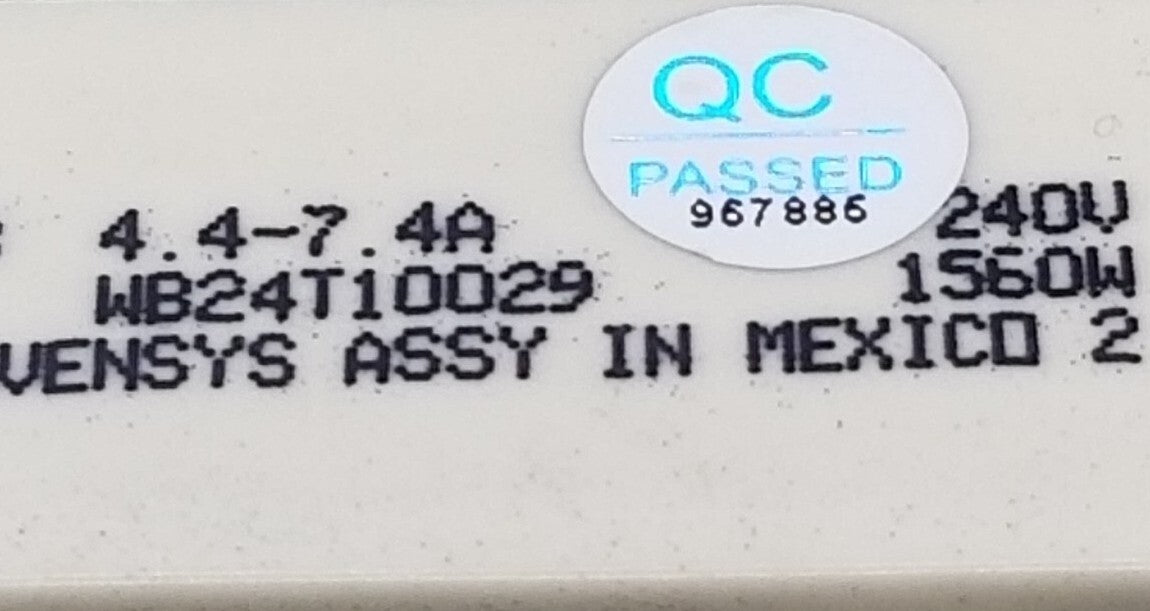 OEM Replacement for GE Range 1500w Infinite Switch WB24T10029
