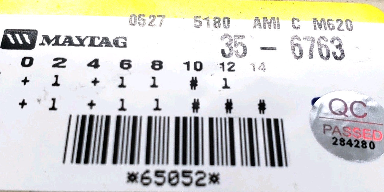 Genuine OEM Replacement for Maytag Washer Timer 35-6763