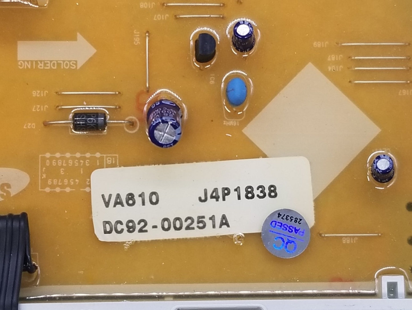 OEM Replacement for Samsung Dryer Assy Control Board DC92-00251A