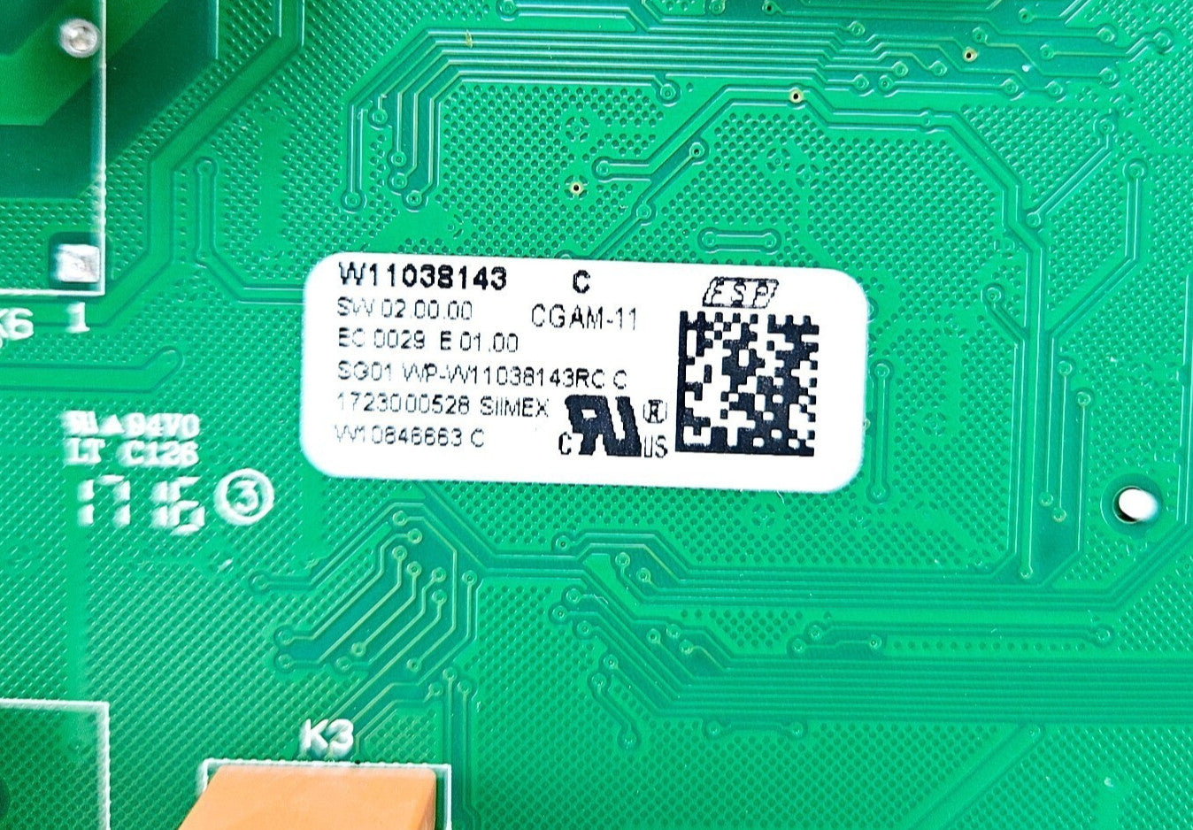 OEM Replacement for Whirlpool Range Oven Control Board W11038143