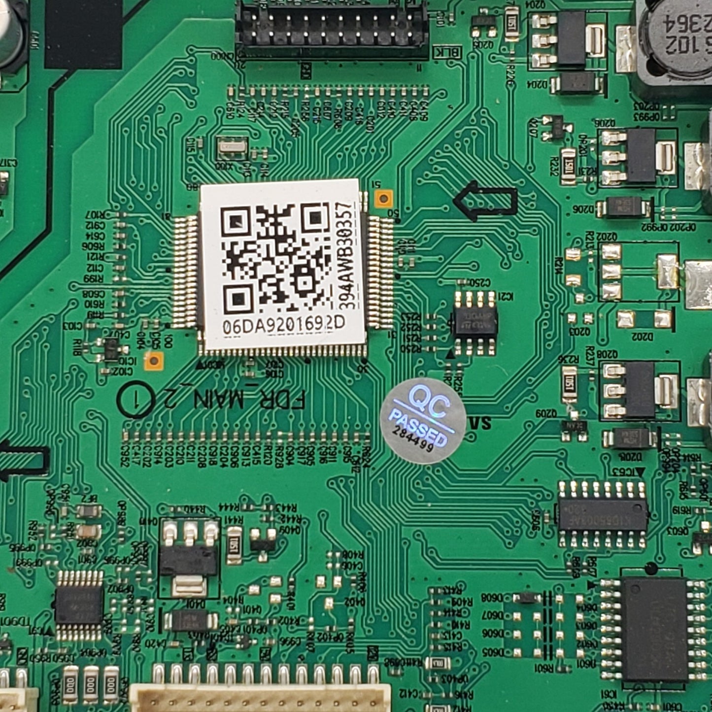 OEM Replacement for Samsung Fridge Main Control Board DA92-01692D