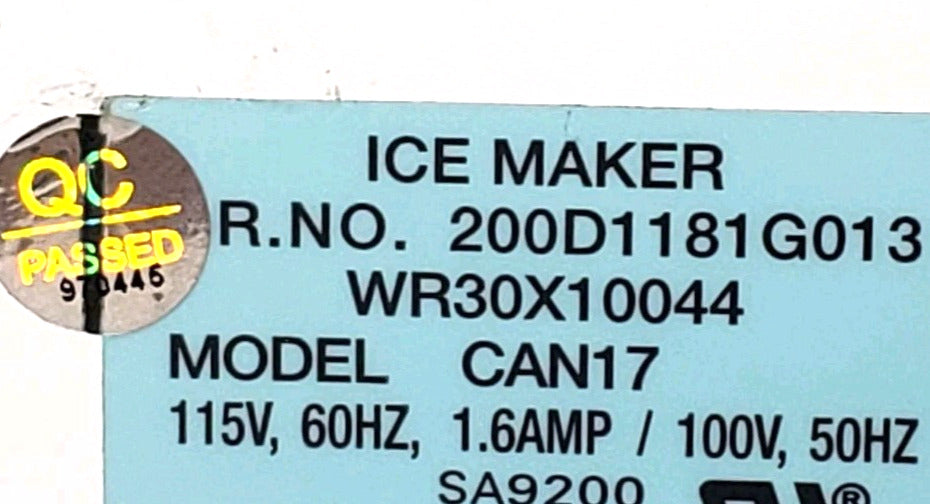 OEM Replacement for GE Fridge Ice Maker 200D1181G013 WR30X10044 ~ ~