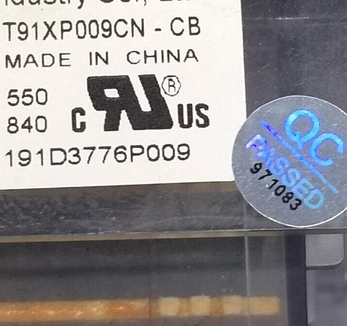 OEM Replacement for GE Range Control