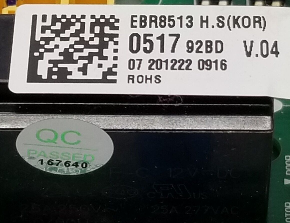 OEM Replacement for LG Dryer Control EBR85130517