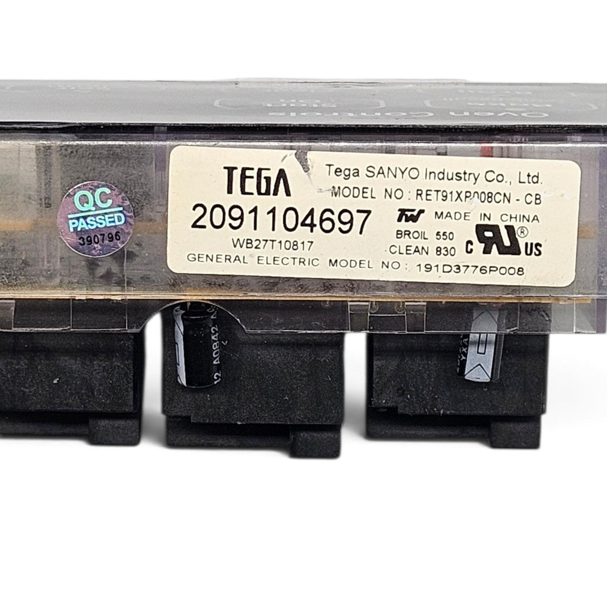 OEM Replacement for GE Black Oven Control Board 191D3776P008