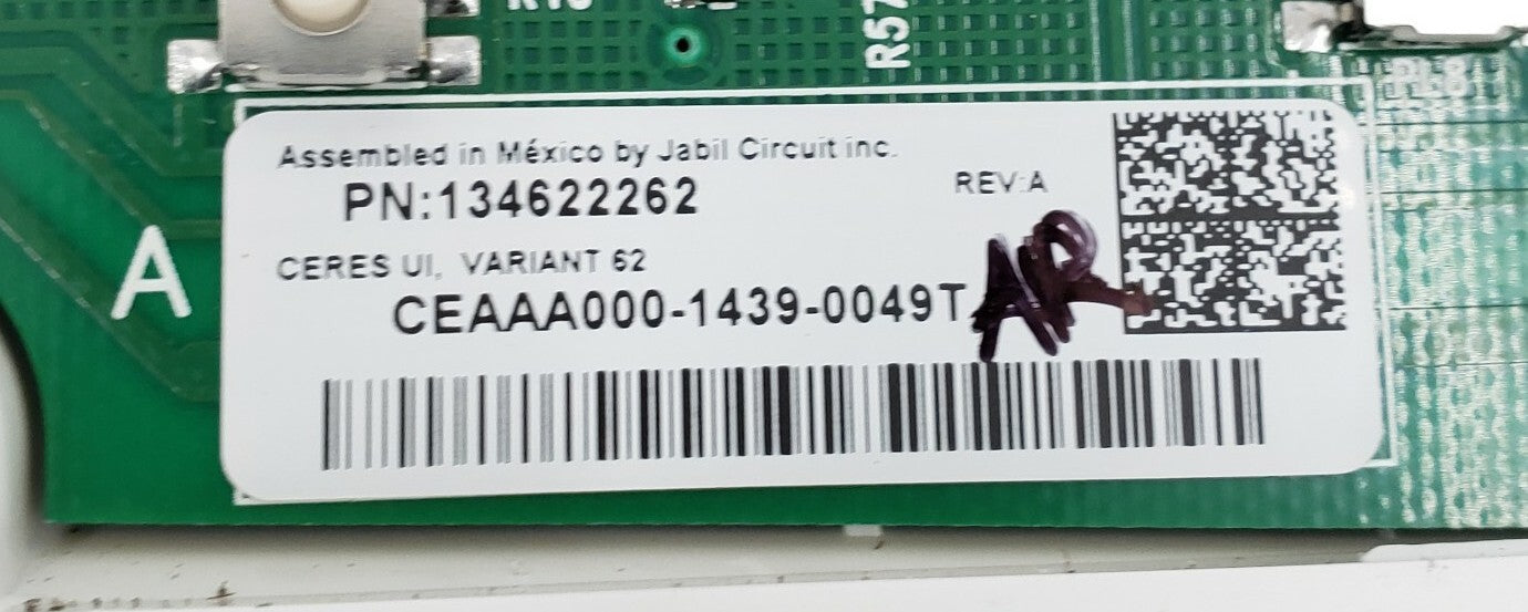 Genuine OEM Replacement for Electrolux Washer Control 134622262