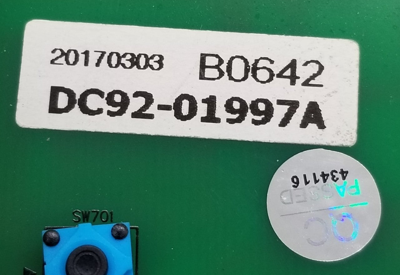OEM Replacement for Samsung Dryer Display DC92-01997A